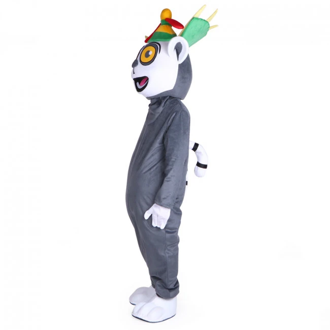 Giant Madagascar King Julian Mascot Costume 2 Giant Madagascar King Julian Mascot Costume - Image 2