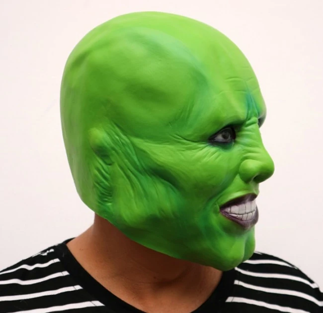 The Mask 1994 Jim Carrey Mask Costume 3 The Mask 1994 Jim Carrey Mask Costume - Image 3