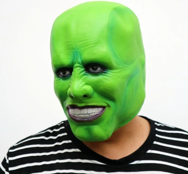 The Mask 1994 Jim Carrey Mask Costume 1 The Mask 1994 Jim Carrey Mask Costume