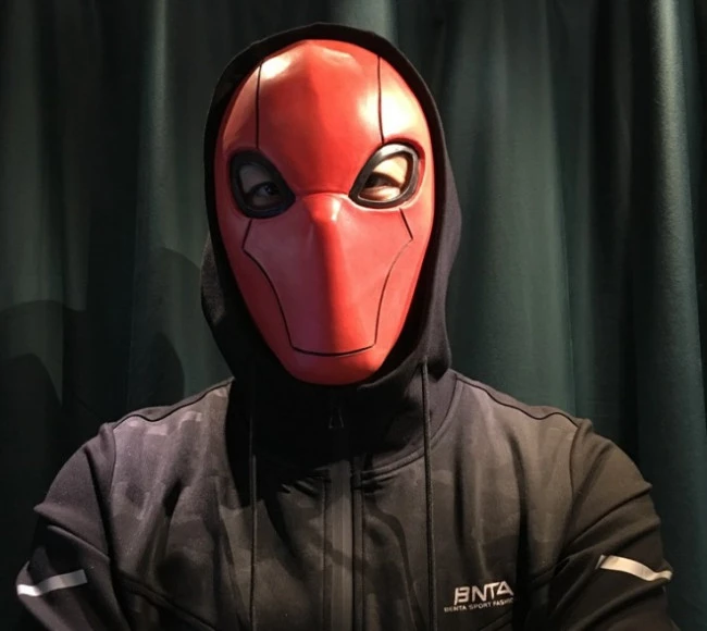 Red Hood Mask Helmet 2 Red Hood Mask Helmet - Image 2