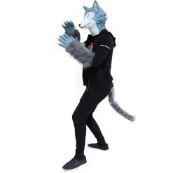 Legoshi Wolf Beastars Complete Cosplay Costume 8 Legoshi Wolf Beastars Complete Cosplay Costume -Cheap Halloween Decor Store 980288 2