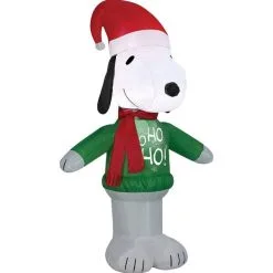 AIRBLOWN SNOOPY W HO HO HO SM