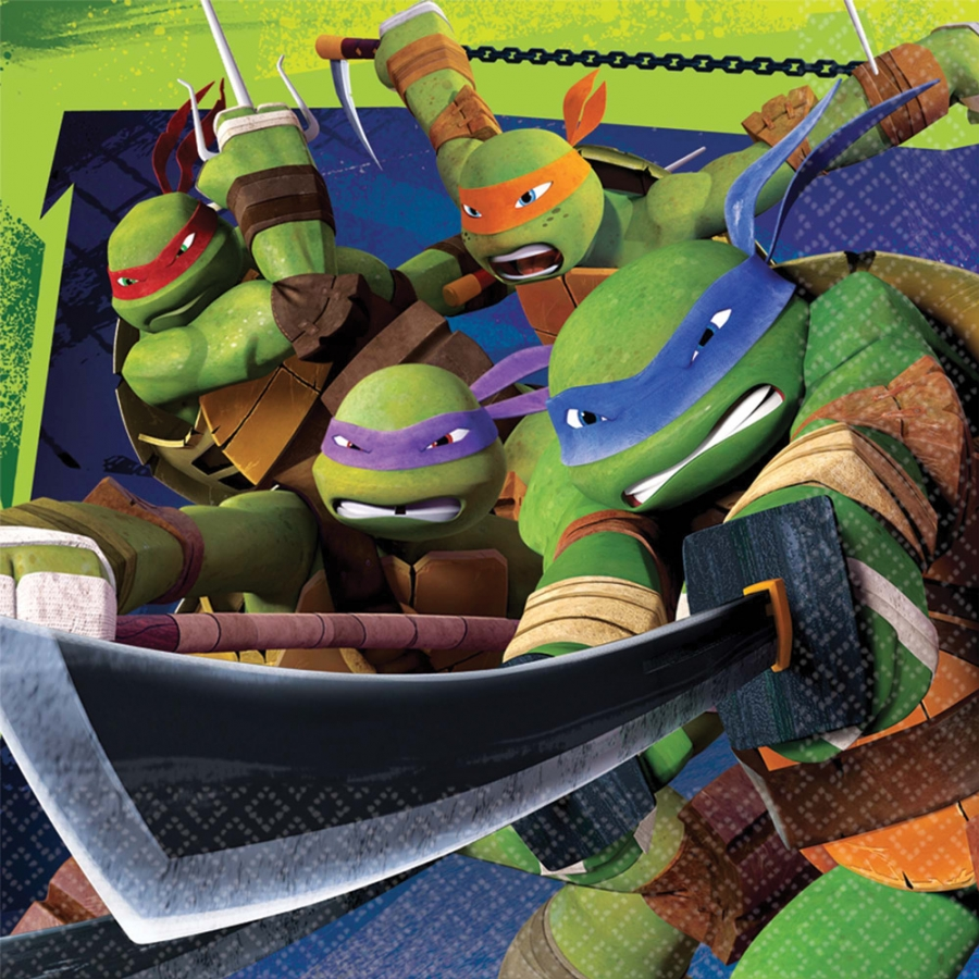 TMNT LUNCH NAPKINS 16 PACK 1 TMNT LUNCH NAPKINS 16 PACK