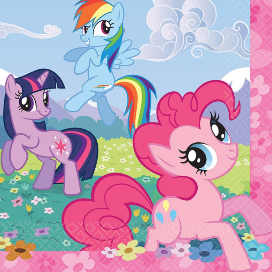 MY LITTLE PONY LUNCH NAPKI 1 MY LITTLE PONY LUNCH NAPKI