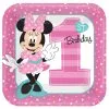 MINNIE 1ST SQUARE PLATE 9IN