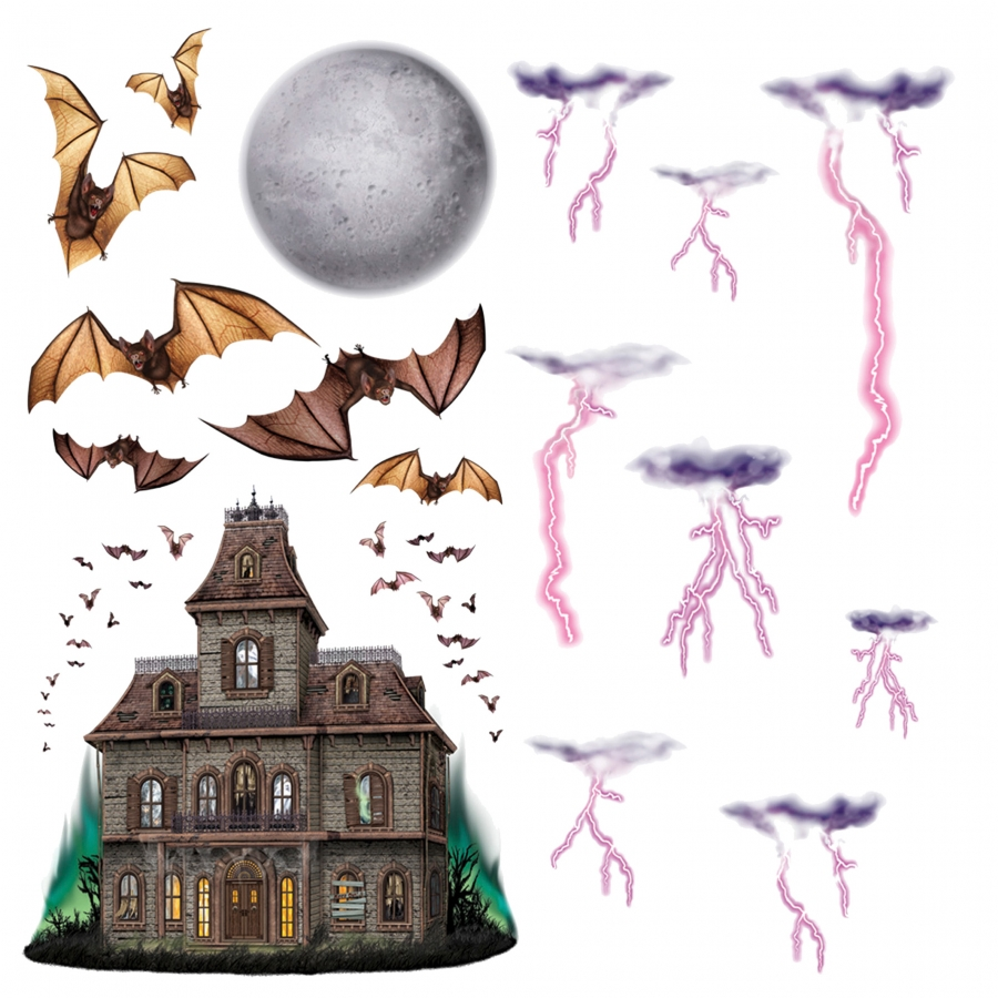 HAUNTED HOUSE NIGHT SKY PROPS 1 HAUNTED HOUSE NIGHT SKY PROPS