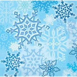 SNOWFLAKE LUNCHEON NAPKINS