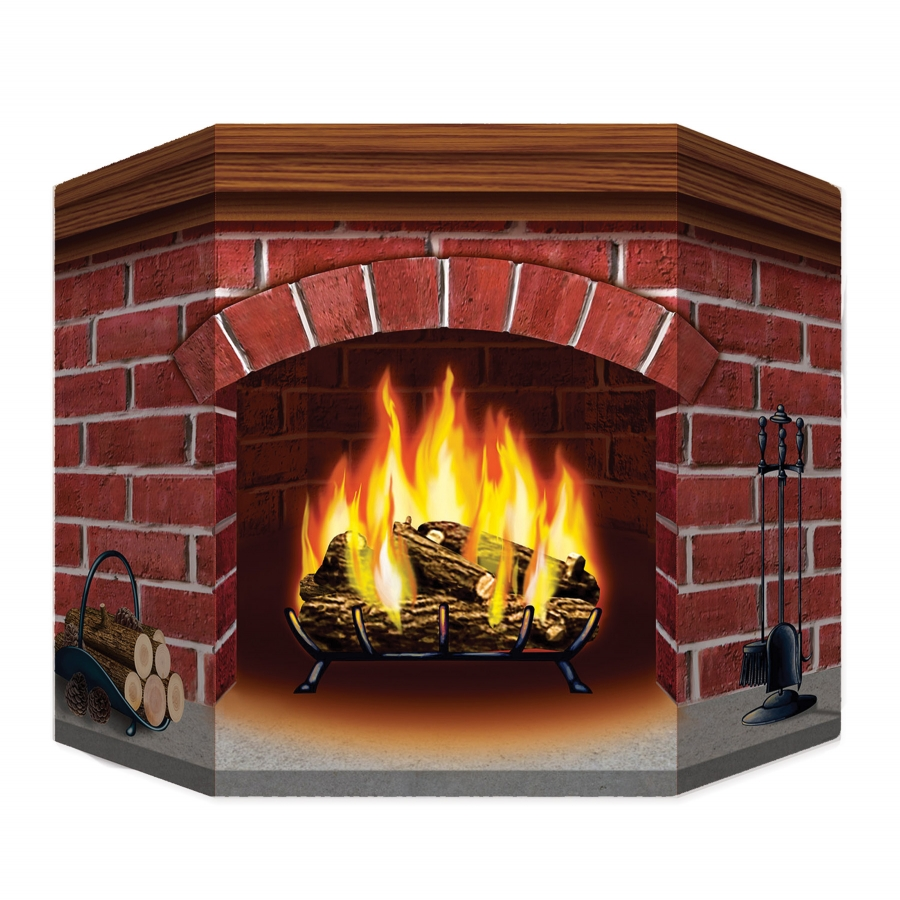 BRICK FIREPLACE STANDUP 1 BRICK FIREPLACE STANDUP