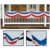 PATRIOTIC FABRIC BUNTING