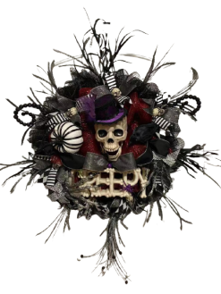 Skull Door Halloween Decoration Set