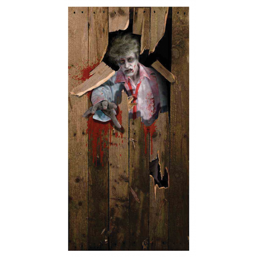 ZOMBIE DOOR COVER 1 ZOMBIE DOOR COVER