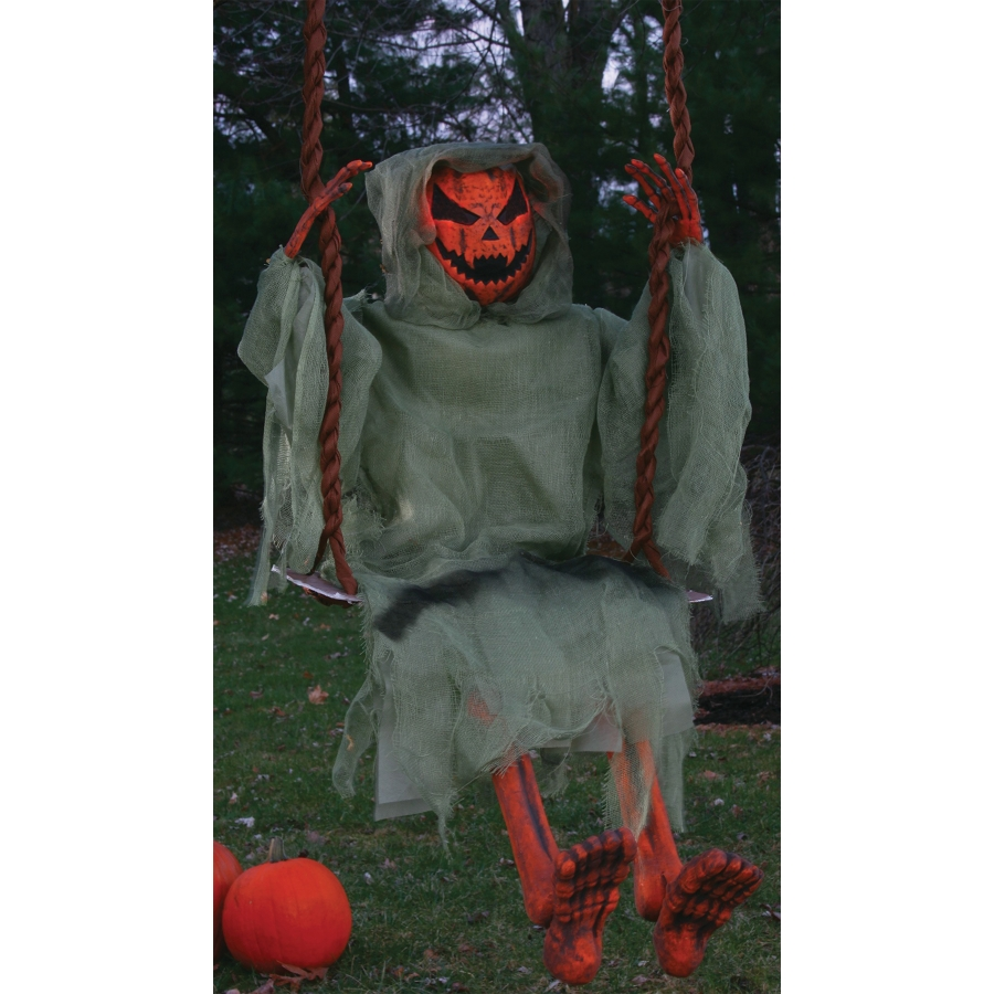 PUMPKIN 36 INCH SWINGING DEAD 1 PUMPKIN 36 INCH SWINGING DEAD