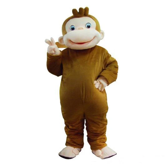 Giant Curious George Monkey Mascot Costume 1 Giant Curious George Monkey Mascot Costume