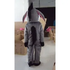 Giant Grey Donkey Mascot Costume -Cheap Halloween Decor Store hlw giant donke 3