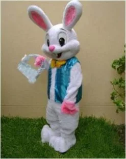 Giant Easter Bunny Rabbit Mascot Costume -Cheap Halloween Decor Store hlw giant easterrabbit 1
