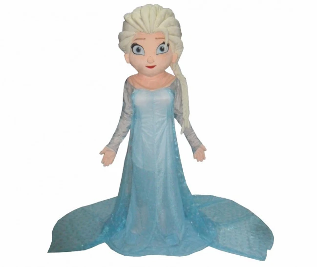 Giant Elsa Frozen Mascot Costume 1 Giant Elsa Frozen Mascot Costume