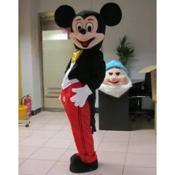 Giant Mickey And Minnie Mouse Mascot Costume Set Of 2 Mascots -Cheap Halloween Decor Store hlw giant mickeyminnie