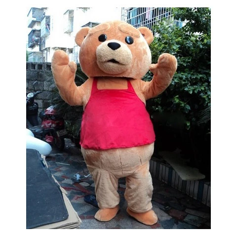 Giant Ted Bear Mascot Costume 1 Giant Ted Bear Mascot Costume