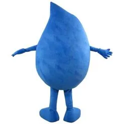Giant Blue Waterdrop Water Drop Mascot Costume -Cheap Halloween Decor Store hlw giant waterblue 1