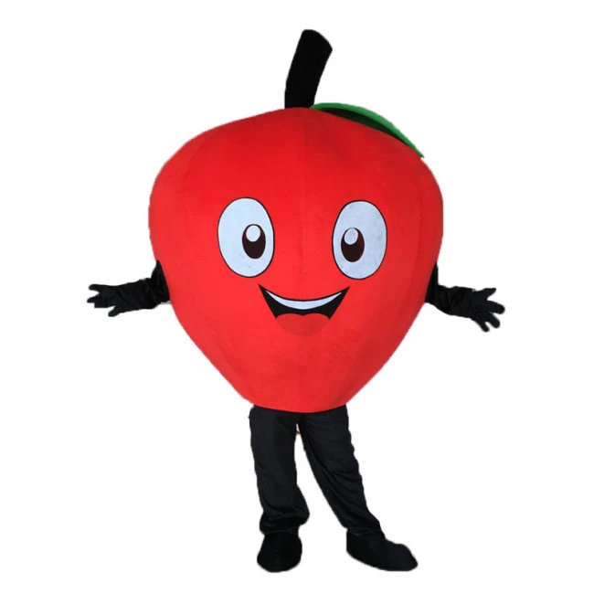 Giant Apple Mascot Costume 1 Giant Apple Mascot Costume