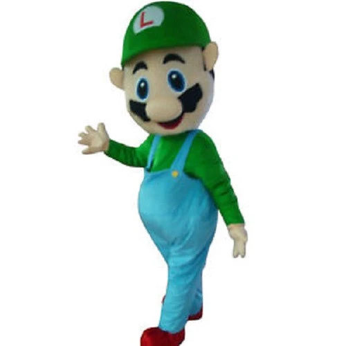 Giant Luigi Mascot Costume 1 Giant Luigi Mascot Costume