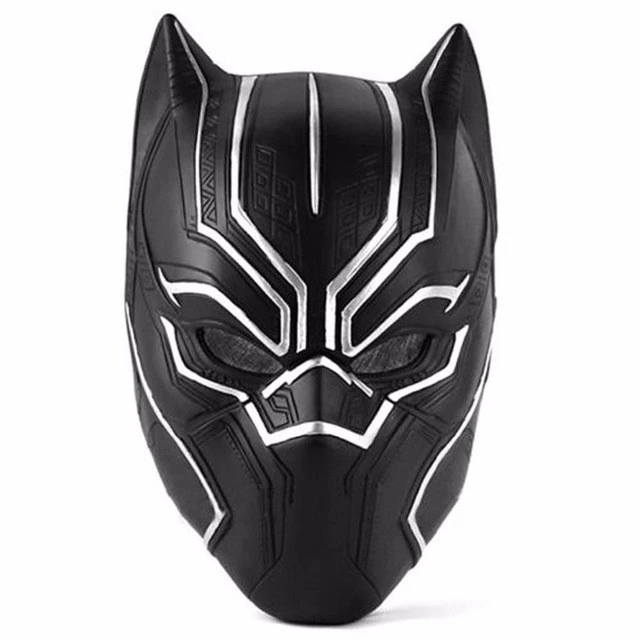 Black Panther Mask Helmet PVC Costume 1 Black Panther Mask Helmet PVC Costume