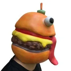 Fortnite Durrr Burger Mask Cosplay Costume 6 Fortnite Durrr Burger Mask Cosplay Costume -Cheap Halloween Decor Store hlw mask durrburger 2