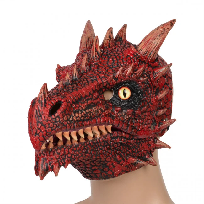 Fire Dragon Mask Cosplay Costume 2 Fire Dragon Mask Cosplay Costume - Image 2
