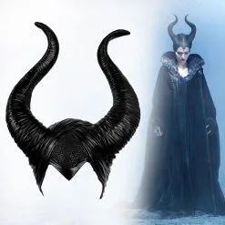 Maleficent Mask Helmet Horns -Cheap Halloween Decor Store hlw mask maleficent 1