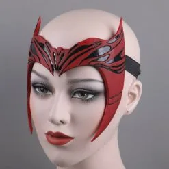 Scarlet Witch Wanda WandaVision Marvel Cosplay Mask -Cheap Halloween Decor Store hlw mask wandaseries 3