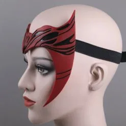 Scarlet Witch Wanda WandaVision Marvel Cosplay Mask -Cheap Halloween Decor Store hlw mask wandaseries 5