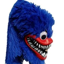 Huggy Wuggy Poppy Playtime Mask Cosplay Costume -Cheap Halloween Decor Store hlw mask wuggyblue 1