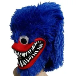 Huggy Wuggy Poppy Playtime Mask Cosplay Costume -Cheap Halloween Decor Store hlw mask wuggyblue 2