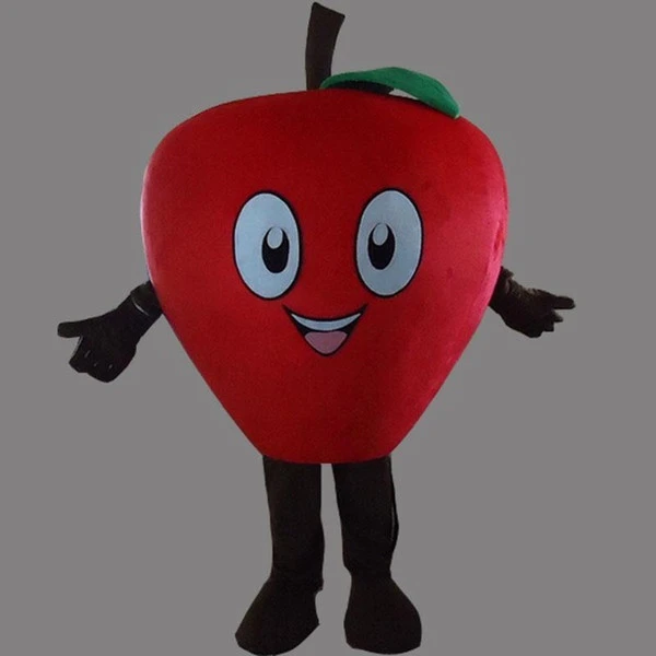 Giant Apple Mascot Costume 2 Giant Apple Mascot Costume - Image 2