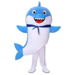 Giant Baby Shark Mascot Costume -Cheap Halloween Decor Store img 7084