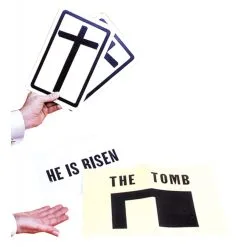 HE IS RISEN STAGE SIZE