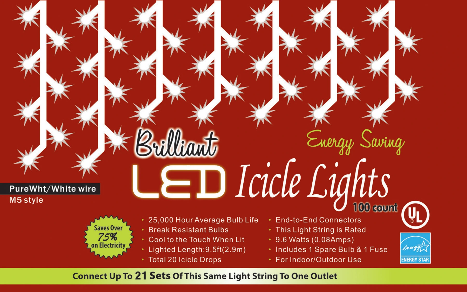 HOLIDAY LIGHTS 100L C3 TWINKLE 1 HOLIDAY LIGHTS 100L C3 TWINKLE