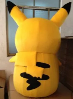 Giant Pikachu Cosplay Halloween Costume -Cheap Halloween Decor Store new pikachu mascot costume fancy dress adult child size 1