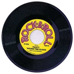 RECORD PLASTIC DECORATION 19IN