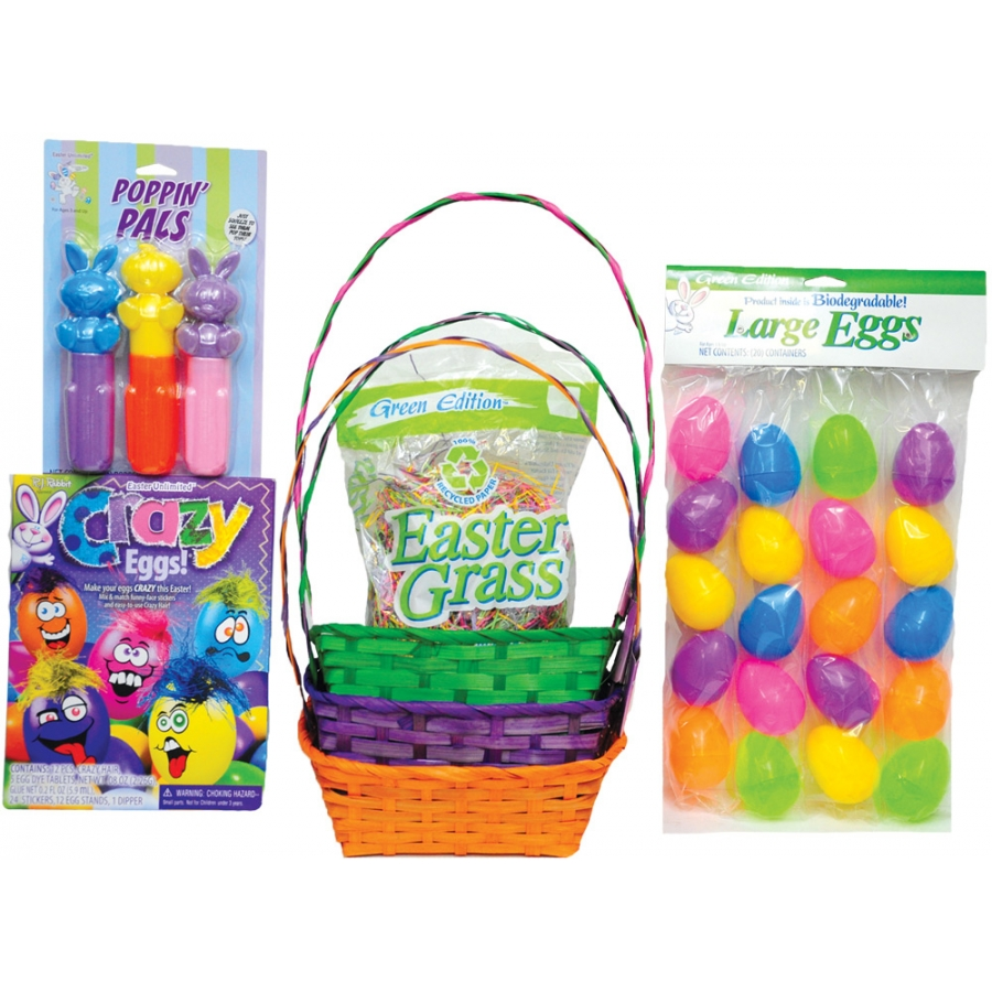 EASTER BASKET PR/OR/GR KIT 1 EASTER BASKET PR/OR/GR KIT
